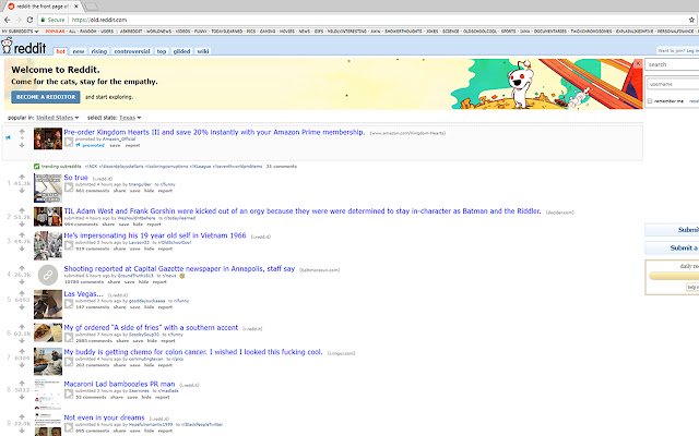 Alisin ang Reddit Signup mula sa Chrome web store upang patakbuhin sa OffiDocs Chromium online