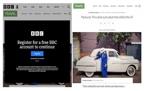 Remove Zephr Splash from BBC  from Chrome web store to be run with OffiDocs Chromium online