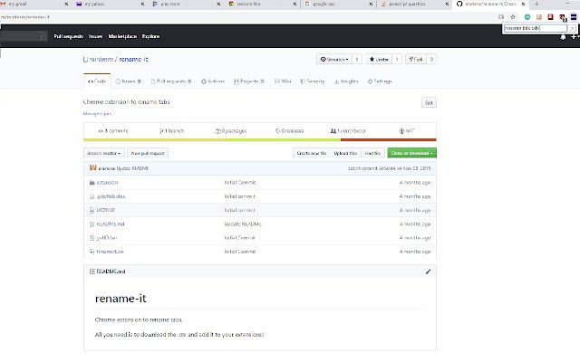 Rename!  from Chrome web store to be run with OffiDocs Chromium online