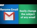 Rename Email Subject by cloudHQ  from Chrome web store to be run with OffiDocs Chromium online