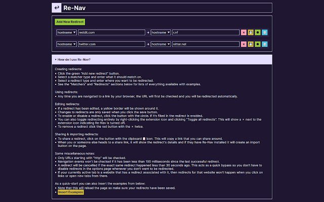 Re Nav  from Chrome web store to be run with OffiDocs Chromium online