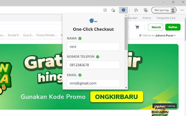 reni Autofill van de Chrome-webwinkel om te worden uitgevoerd met OffiDocs Chromium online