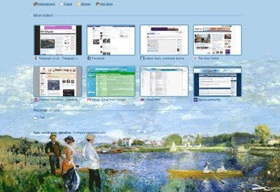 Renoir Mash Up de la boutique en ligne Chrome sera exécuté avec OffiDocs Chromium en ligne