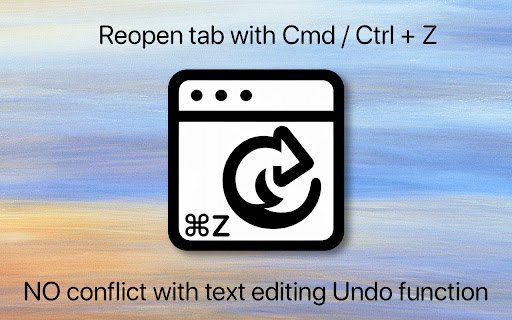 Reopen Closed Tab with Command + Z / Ctrl + Z  from Chrome web store to be run with OffiDocs Chromium online