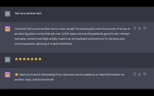 Replace ChatGPT icons with the nerd emoji  from Chrome web store to be run with OffiDocs Chromium online