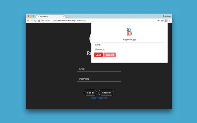 การรายงานข้อผิดพลาด ReportBugz ทำได้ง่ายจาก Chrome เว็บสโตร์เพื่อใช้งานร่วมกับ OffiDocs Chromium ออนไลน์