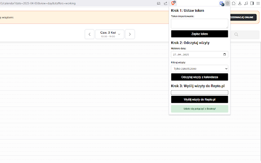 Repto.pl integracja  from Chrome web store to be run with OffiDocs Chromium online