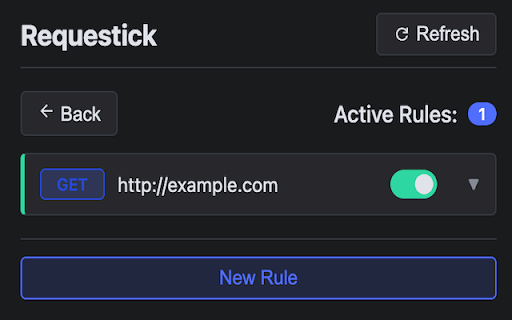 Requestick  from Chrome web store to be run with OffiDocs Chromium online
