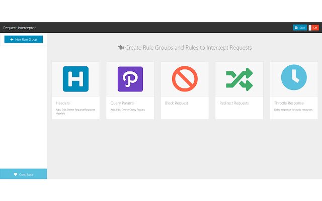Request Interceptor  from Chrome web store to be run with OffiDocs Chromium online