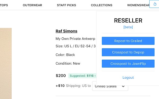 Reseller  from Chrome web store to be run with OffiDocs Chromium online