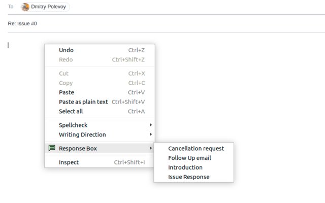 Response Box  from Chrome web store to be run with OffiDocs Chromium online