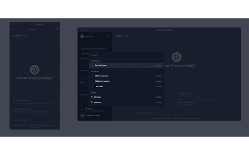 Responsive extension  from Chrome web store to be run with OffiDocs Chromium online