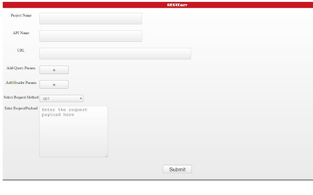RESTEazy One click API Testing  from Chrome web store to be run with OffiDocs Chromium online