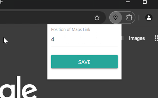 Restore Google Search Maps Button  from Chrome web store to be run with OffiDocs Chromium online