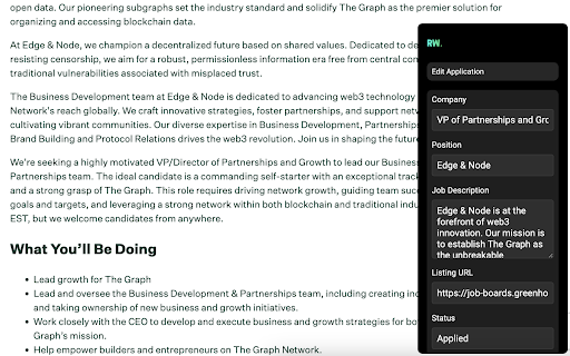 Resumed.work Application Tracker  Resume Optimizer  from Chrome web store to be run with OffiDocs Chromium online