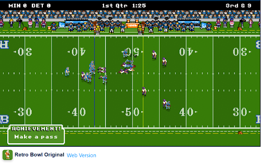 Retro Bowl Free Classical  from Chrome web store to be run with OffiDocs Chromium online