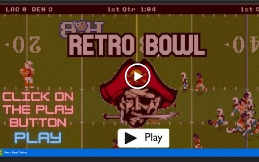 Retro Bowl Game Online  from Chrome web store to be run with OffiDocs Chromium online