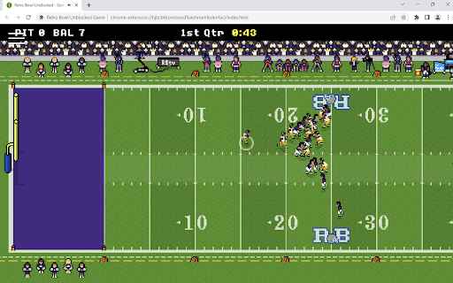 Retro Bowl Unblocked Game  from Chrome web store to be run with OffiDocs Chromium online