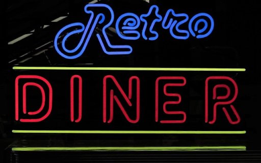 Retro Diner Neon Signs  from Chrome web store to be run with OffiDocs Chromium online