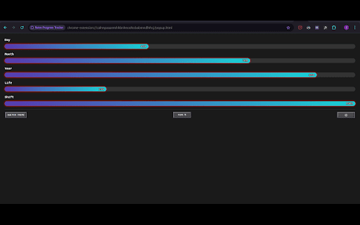 Retro Progress Tracker  from Chrome web store to be run with OffiDocs Chromium online