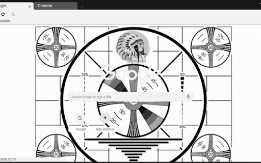 Retro TV Test Pattern  from Chrome web store to be run with OffiDocs Chromium online