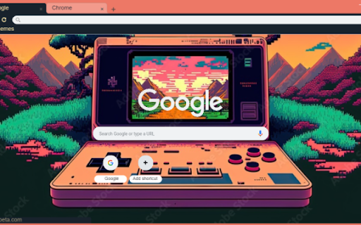 Retro Video Game Pixel Art  from Chrome web store to be run with OffiDocs Chromium online