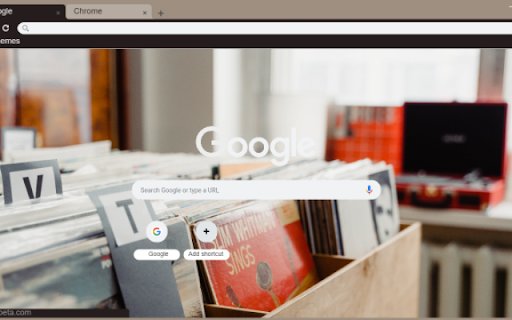 Retro Vinyl Record Collection  from Chrome web store to be run with OffiDocs Chromium online