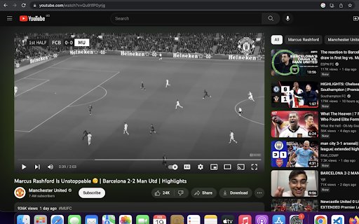 Retro Youtube Filter  from Chrome web store to be run with OffiDocs Chromium online