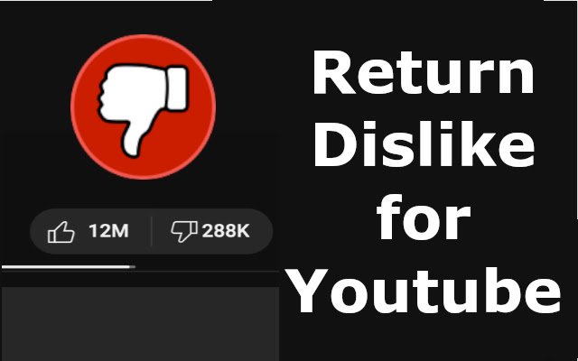 Retourneer Dislike voor Youtube™ uit de Chrome-webwinkel voor gebruik met OffiDocs Chromium online