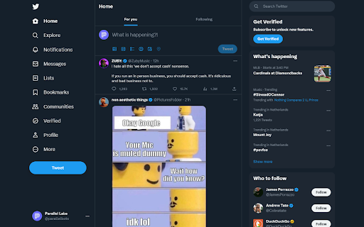 Return The Bird  from Chrome web store to be run with OffiDocs Chromium online