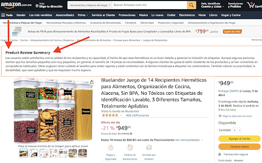Review Hero, Amazon Product Review Summarizer  from Chrome web store to be run with OffiDocs Chromium online