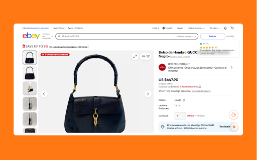 Reviewly Honest  from Chrome web store to be run with OffiDocs Chromium online