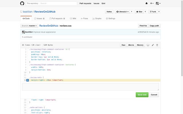 Review on GitHub  from Chrome web store to be run with OffiDocs Chromium online