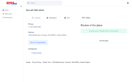 Reviews about places in USA from Chrome web store to be run with OffiDocs Chromium online Reviews about places in USA from Chrome web store to be run with OffiDocs Chromium online