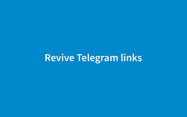 Reviva os links do Telegram da Chrome Web Store para serem executados com o OffiDocs Chromium online