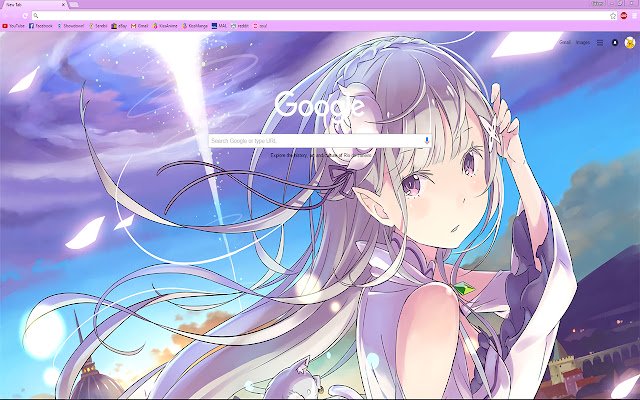 RE:Zero Emilia Tan HD 1920x1080  from Chrome web store to be run with OffiDocs Chromium online