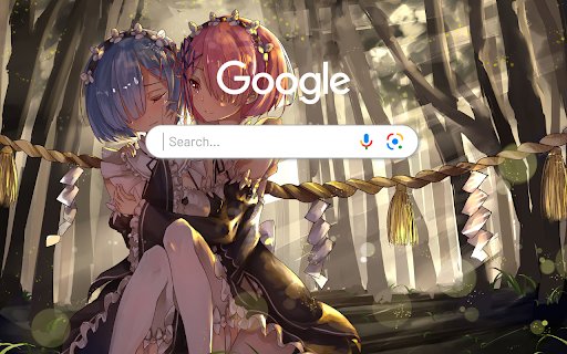 ReZero Ram Rem Anime Girls Maid Anime Theme  from Chrome web store to be run with OffiDocs Chromium online