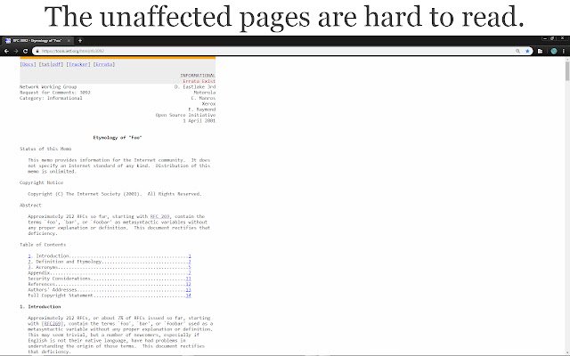 RFCRestyle  from Chrome web store to be run with OffiDocs Chromium online