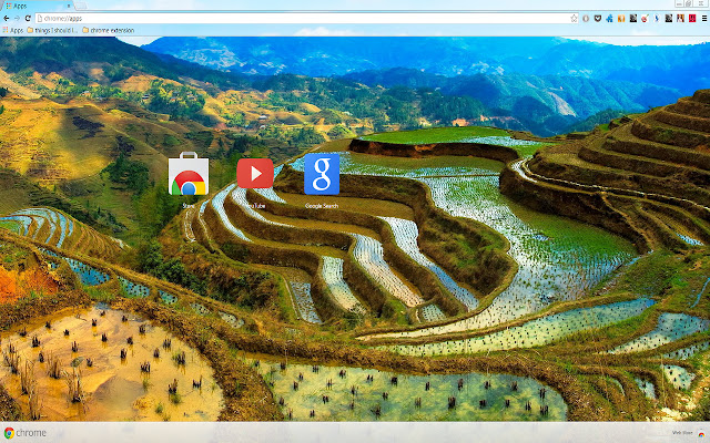 Rice Terrace Fields із веб-магазину Chrome, який буде працювати за допомогою OffiDocs Chromium онлайн