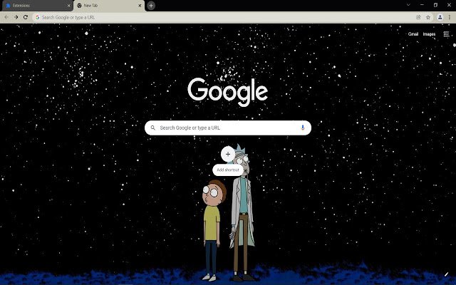 Chrome ウェブストアの Rick and Morty を OffiDocs Chromium online で実行