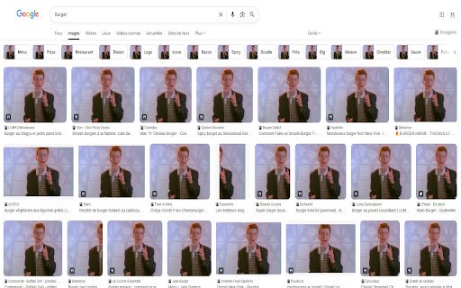 Rickroll Image Replacer  from Chrome web store to be run with OffiDocs Chromium online
