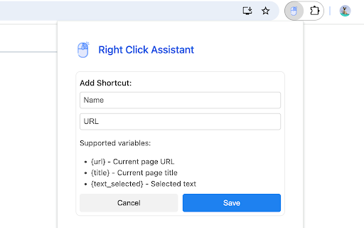 Right Click Assistant  from Chrome web store to be run with OffiDocs Chromium online