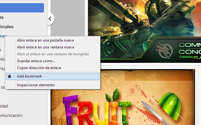 Haga clic derecho en Marcador desde la tienda web de Chrome para ejecutarlo con OffiDocs Chromium en línea