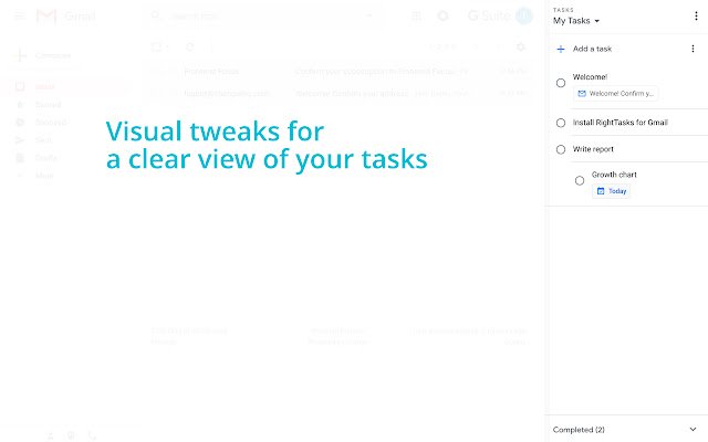 RightTasks untuk Gmail™ dari toko web Chrome untuk dijalankan dengan OffiDocs Chromium online