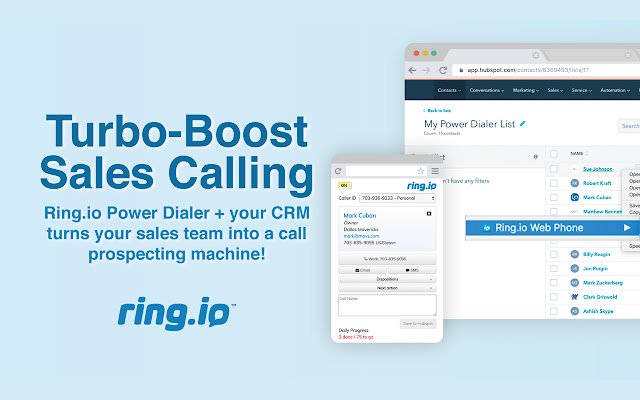 Ring.io Web Phone  from Chrome web store to be run with OffiDocs Chromium online