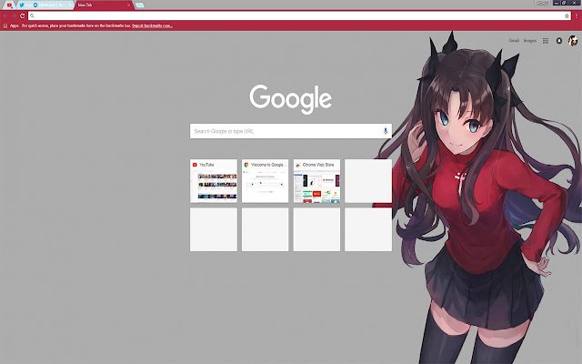 Rin Tohsaka | Chrome web mağazasından Fate/Stay Night «ANIME» 2017, OffiDocs Chromium çevrimiçi ile çalıştırılacak