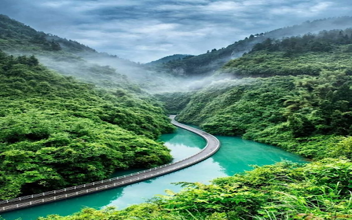 River road wallpaper  from Chrome web store to be run with OffiDocs Chromium online