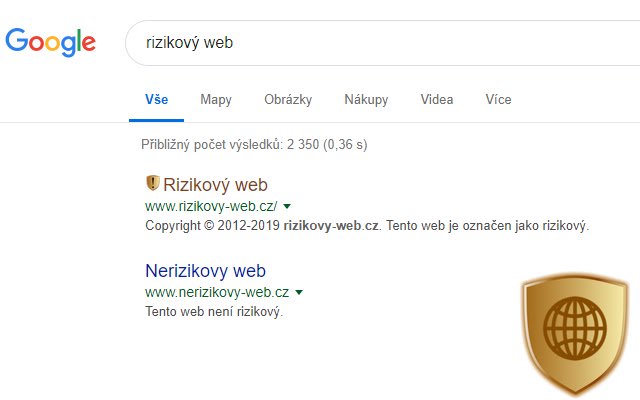 Chrome 网上商店的 Rizikové weby 将与 OffiDocs Chromium 在线运行