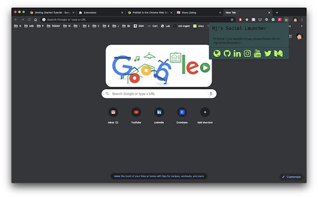 Pelancar Sosial Rjs daripada kedai web Chrome untuk dijalankan dengan OffiDocs Chromium dalam talian