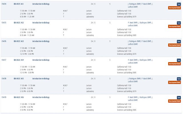 RMP Schedule Builder Links  from Chrome web store to be run with OffiDocs Chromium online